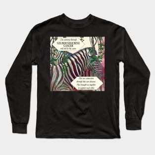 Neuroendocrine Cancer Support and Awareness Journey Long Sleeve T-Shirt